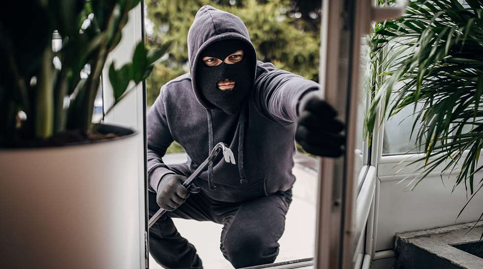 Predator Man Breaking Into Home