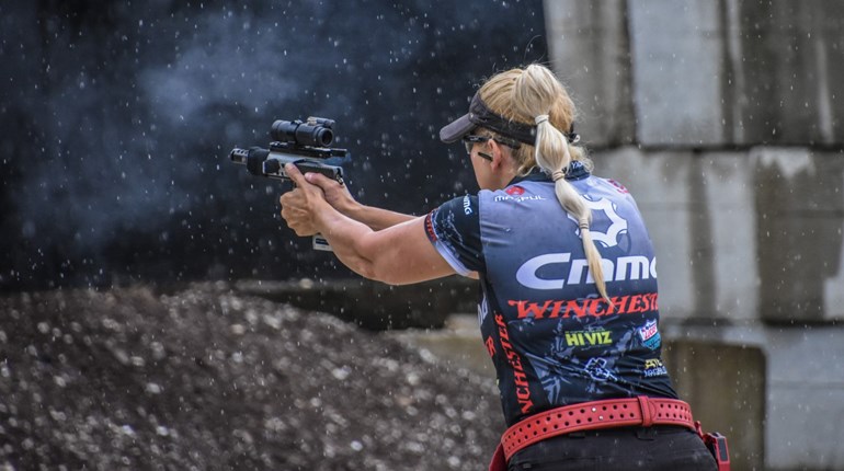 NRA Women | NRA Woman Becky Yackley Wins Bianchi Cup Ladies National Champion