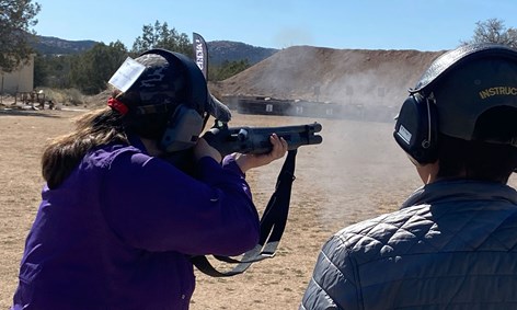 Mossberg 940 Pro tactical being shot