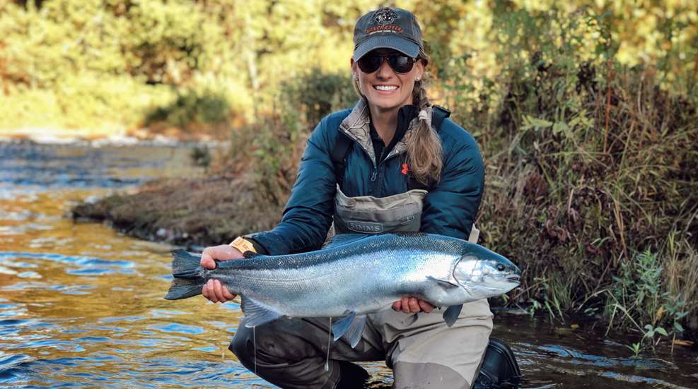 Nikki Boxler Holding Fish