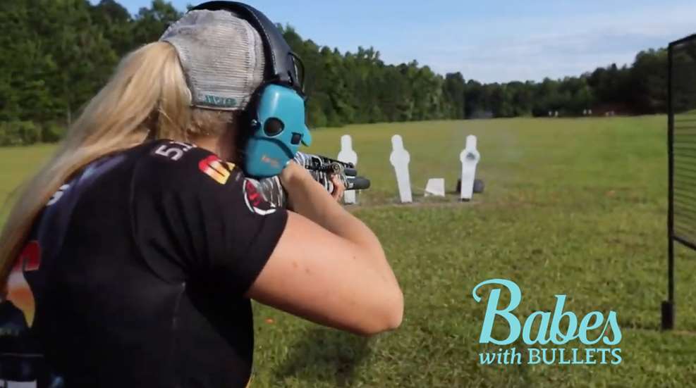 Lanny Barnes Shooting 3 Gun Babes With Bullets