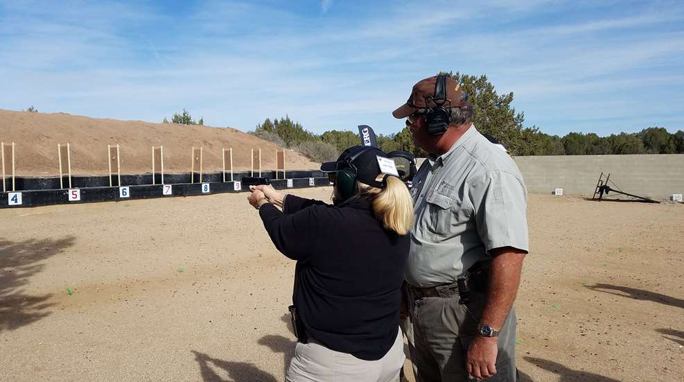 Woman Training At Gunsite
