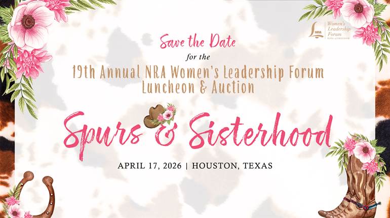 NRA Women | Save the Date: NRA Women's Leadership 19th Annual Forum Luncheon & Auction