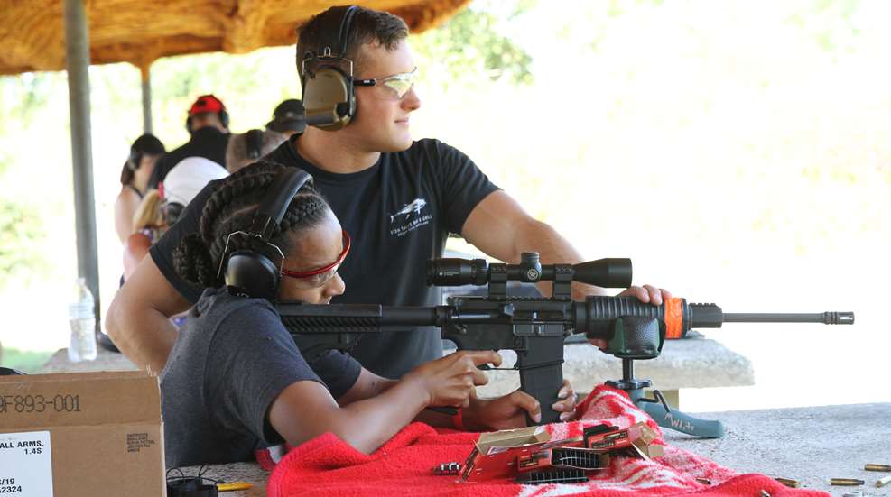 Women On Target Bench Shooting