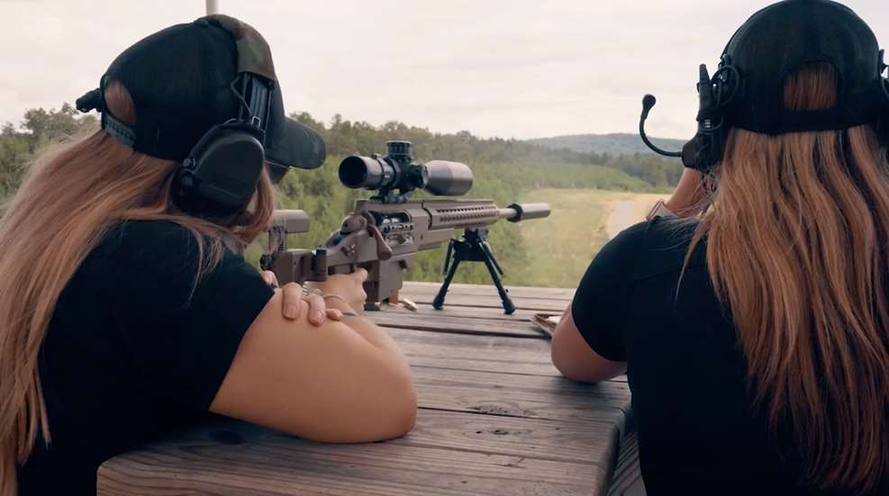 Two Women Long Range Shooting