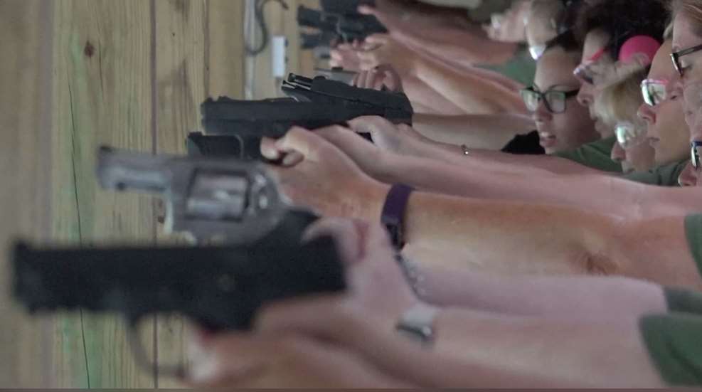 Women Training At Range