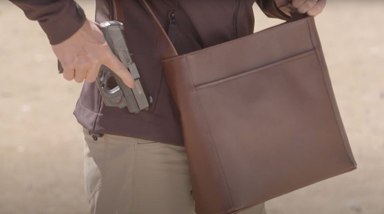 How To Draw A Pistol From A Purse