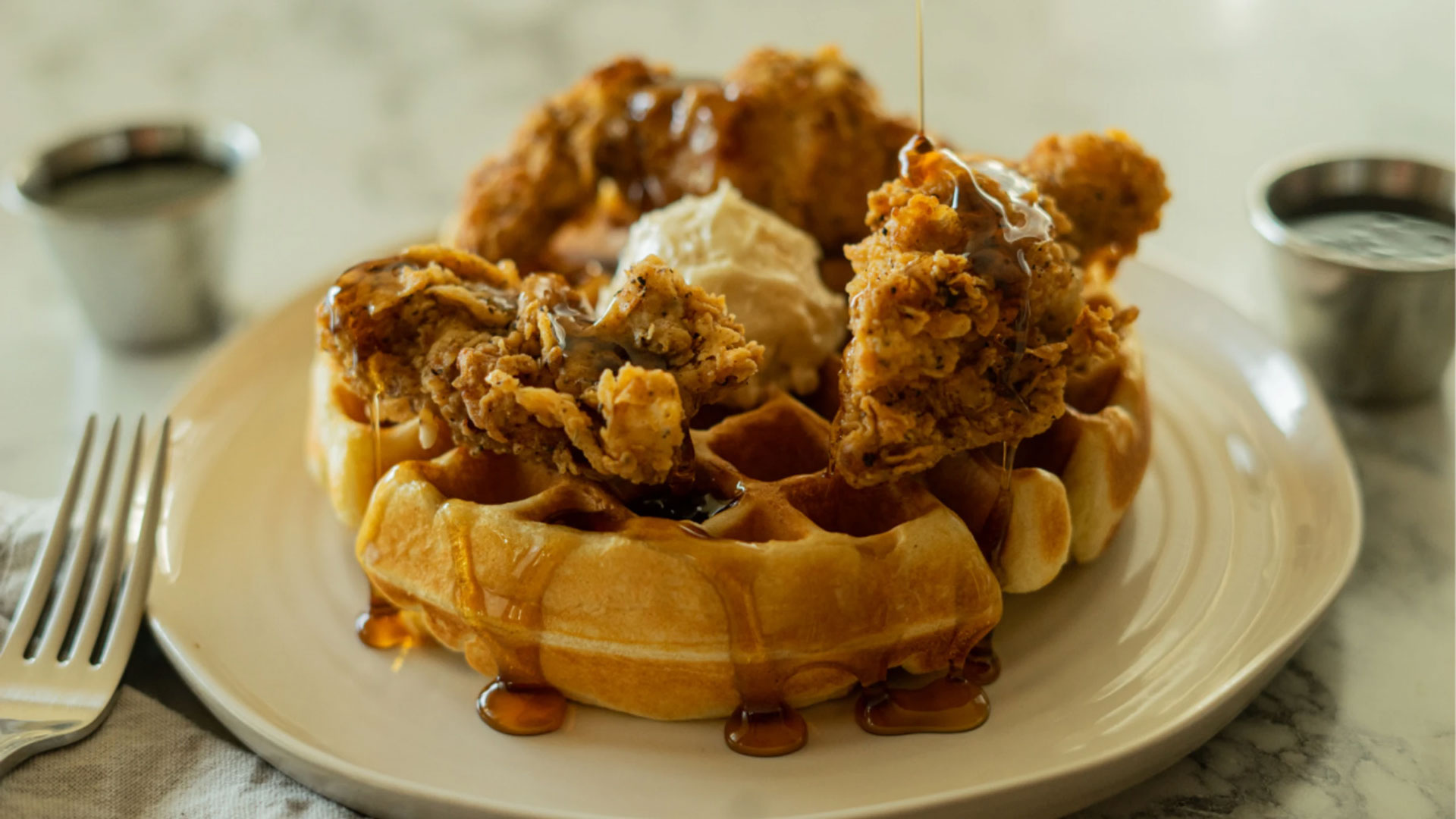 Deering Holiday Recipes Fried Pheasant And Waffles Meateater Image
