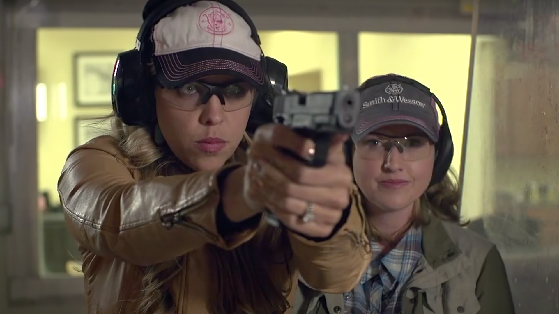 Shooting On Range With Instructor