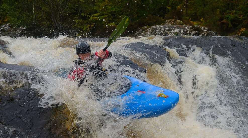 Blue Kayak