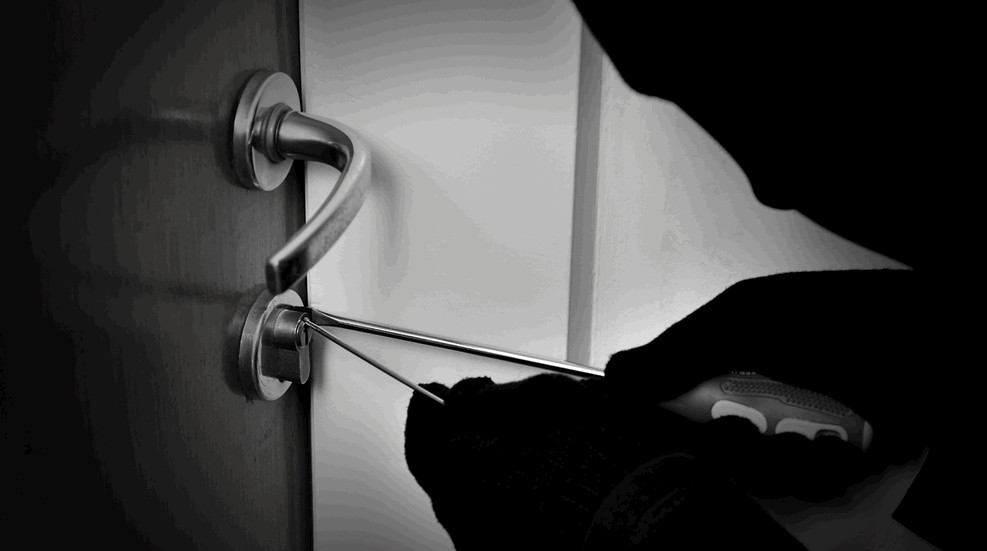 Intruder Picking Lock