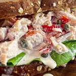 Deering Turkey Leftovers NWTF Wild Turkey Salad Sandwich Full Hero Wild Turkey Salad Sammy Justin Adams Scaled