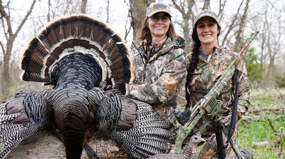 Bachman And Mom With Turkey