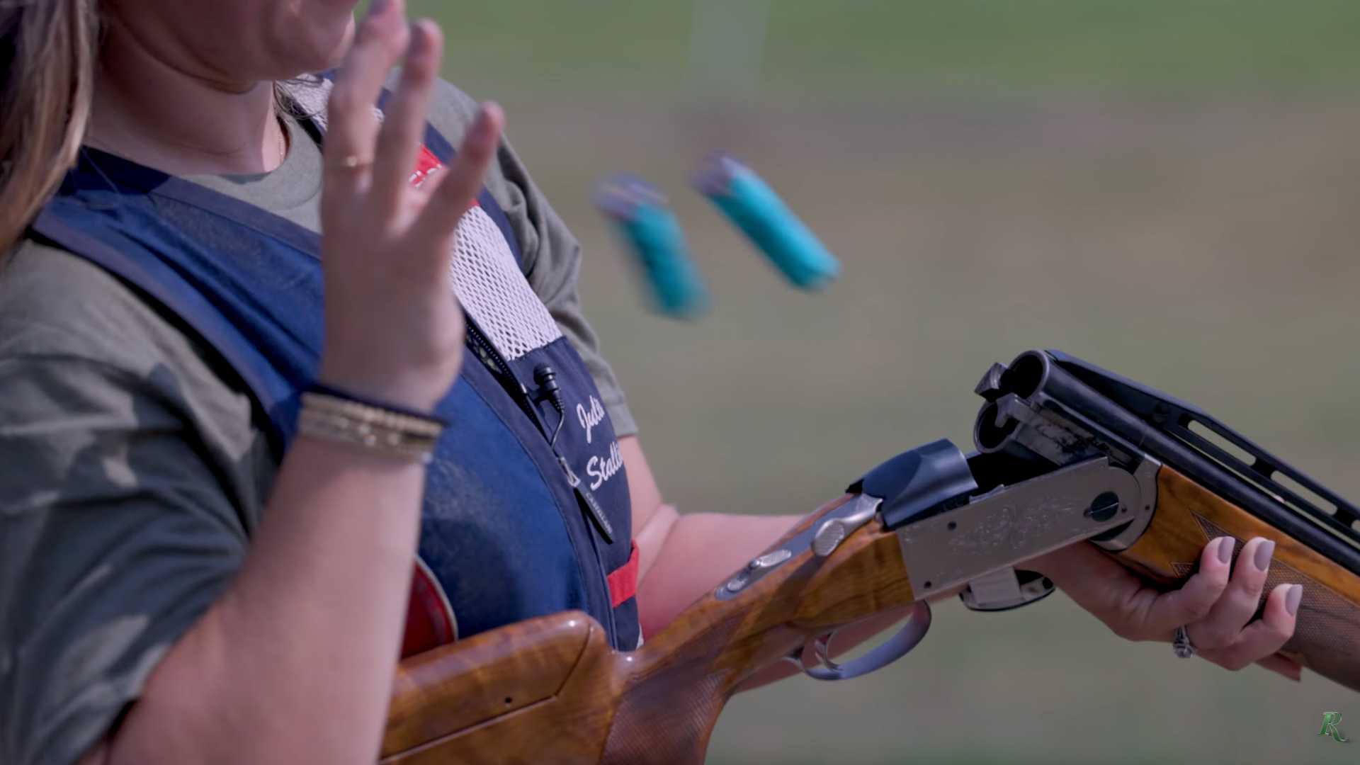 NRA Women How to Catch Ejected Shotgun Shells (and Also Have Perfect