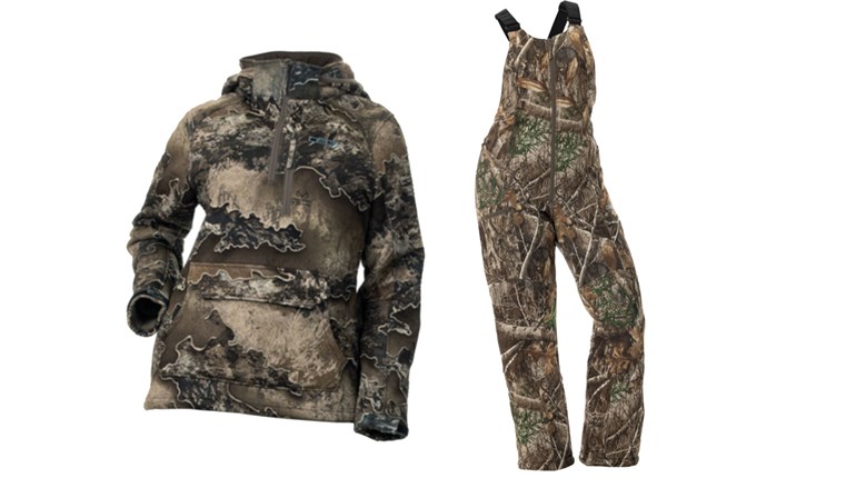 NRA Women | DSG Outerwear Announces Breanna 2.0 Fleece Camo Pullover and Bib Set for Women