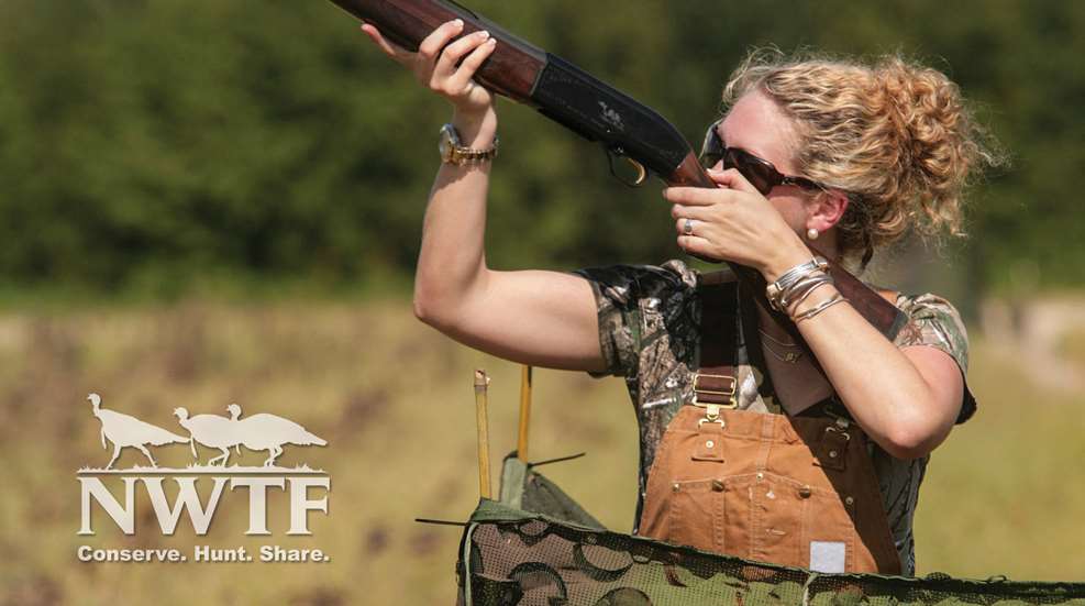 NWTF Woman Shooting Shotgun