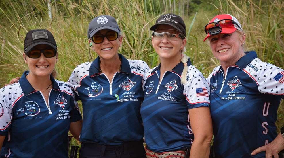 Yackley Women Gun Owners L To R Jessican J Jodi A Becky Y Carina R