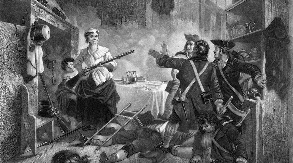 Nancy Hart Soldiers Gunpoint British American Revolutionary 1778