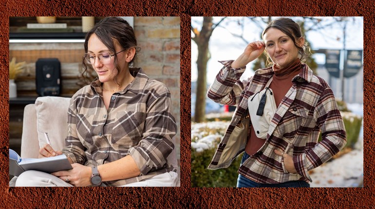 NRA Women | We Love It: Lena Women's Stretch Flannel Shirt and Shirt Jacket from Vertx