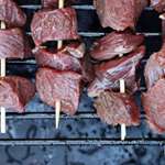 Deering Mem Day Venison Chislic