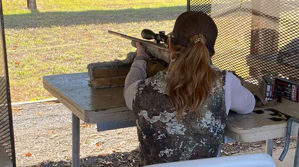 Rao Kelsey Puryear Sighting Deer Rifle
