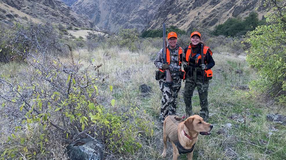 Ashley And Diana Hunting With Labradore