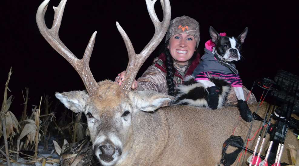 Bachman And Porkchop With Deer