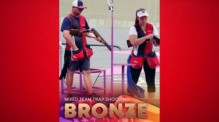 NRA Women | Team USA Wins Bronze in Mixed Team Trap