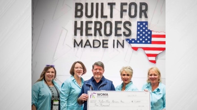NRA Women | Women's Outdoor Media Association Donates $5K to Fallen Blue