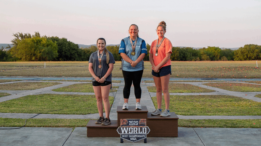Lauren Burge Winners Podium