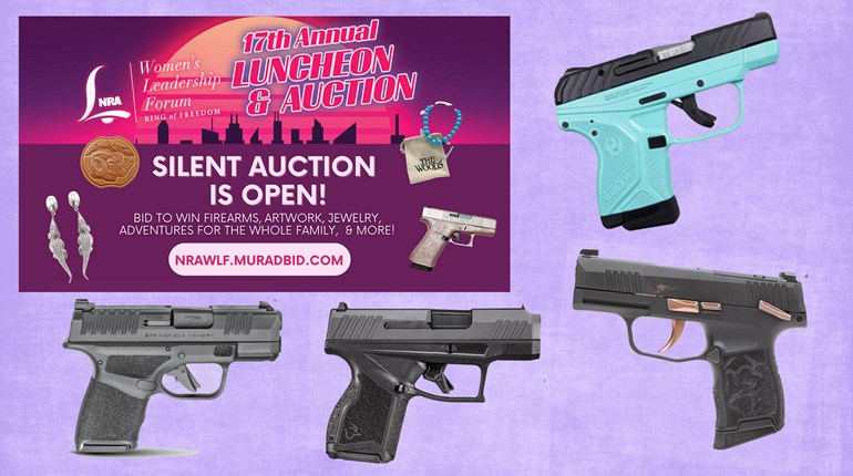 NRA Women | 2023 NRA WLF Silent Auction: Plenty of Pistols Up for Bid