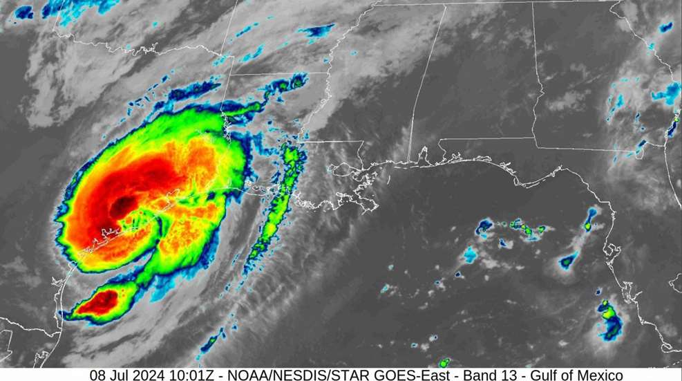 Rao Hurricane Beryl Landfall 2
