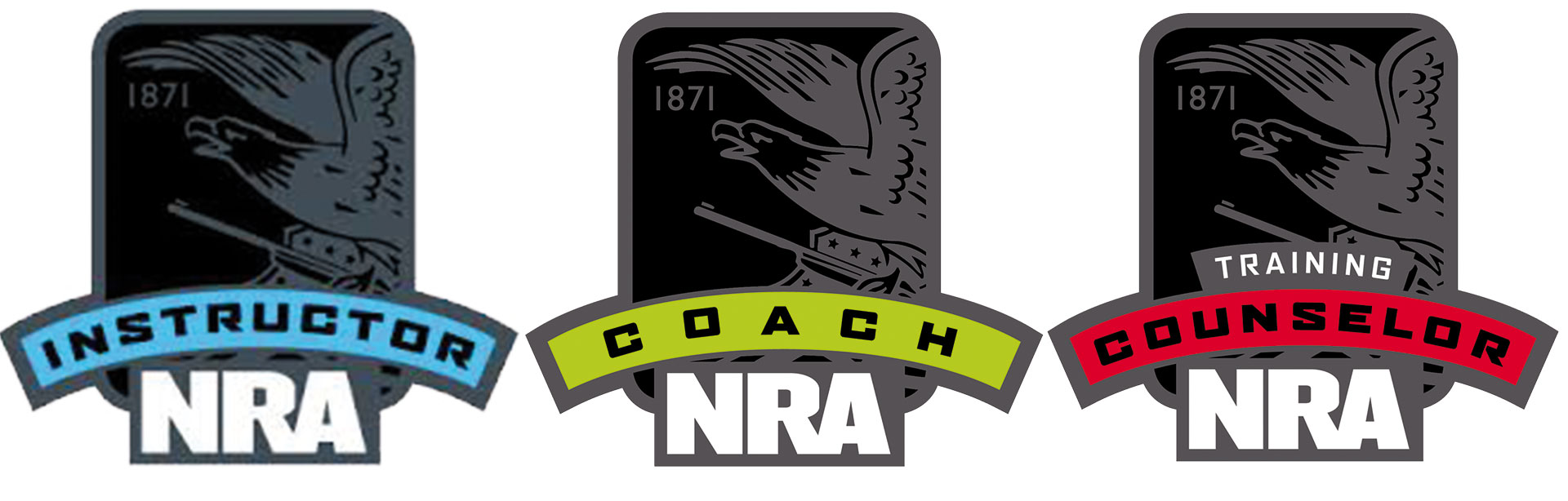 NRA National Rifle Association Certified Rifle Instructor Patch 4" NEW 