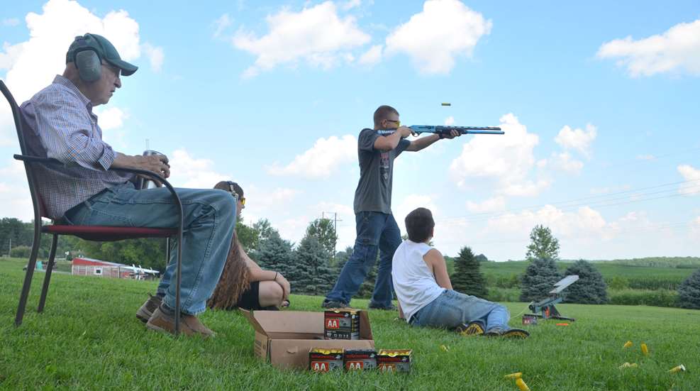 Yackley Fathers Day Clays With Grandpa