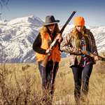 Two Women Hunting National Elk Refuge Wyoming Fws Image