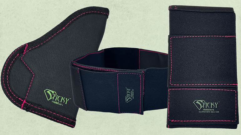 NRA Women | We Love It: Sticky Holsters Limited-Edition Pink Accent Stitching