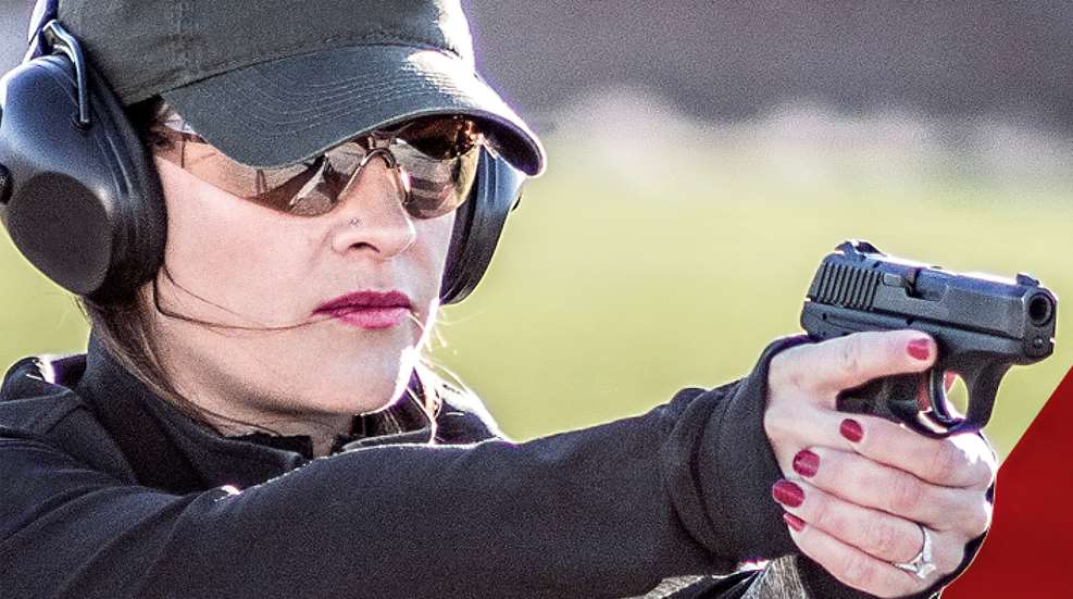 Woman Shooting Ruger LC380 (1)