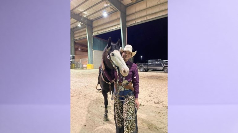 NRA Women | Jessica Amos Rears Above Competition at Cowboy Mounted Shooting Championship