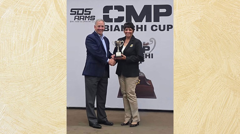 NRA Women | Sally Talbott Earns High Woman Honors at 2026 CMP Bianchi Cup