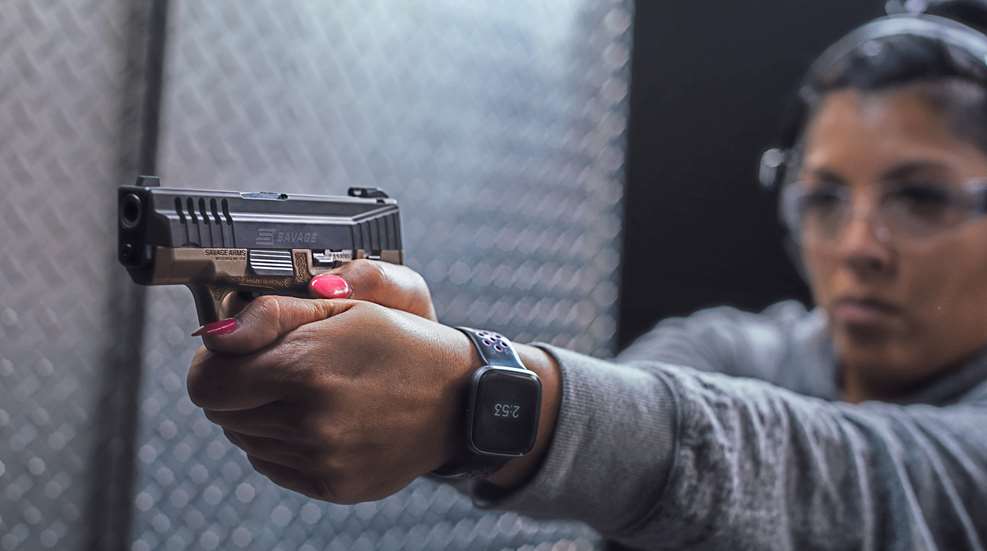 Woman Shooting Stance 9 Mm