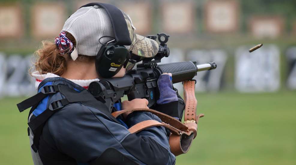 Woman Shooting Standing Position