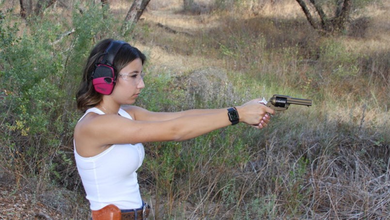 NRA Women | The Most Fun Camping Accessory: Ruger's Wrangler .22 LR Revolver NRA Women | The Most Fun Camping Accessory: Ruger's Wrangler .22 LR Revolver