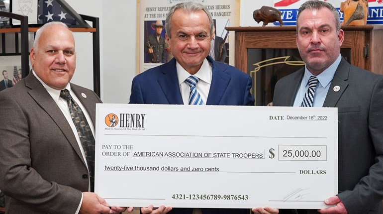 NRA Women | Henry Repeating Arms Salutes Law Enforcement With $200,000 Donations