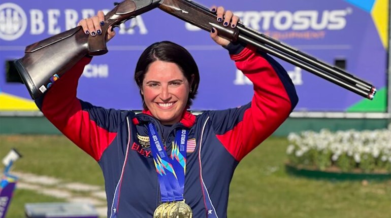 NRA Women | Caitlin Connor Scores a Golden Hat Trick for Team Federal